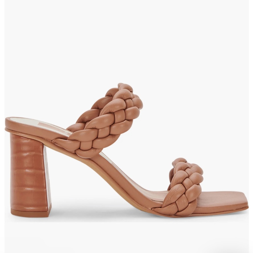 Dolce Vita Paily Braided Block Heels, Size 8.5